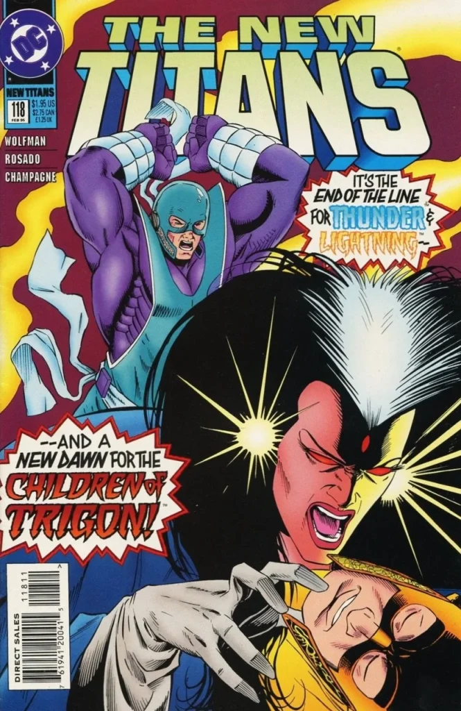 The New Teen Titans #118 (1984) cover art