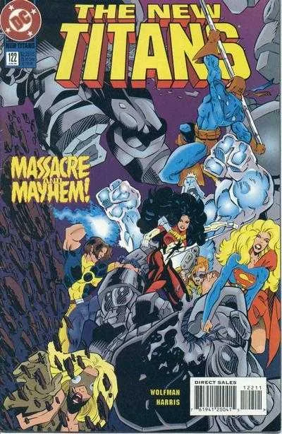 The New Teen Titans #122 (1984) cover art