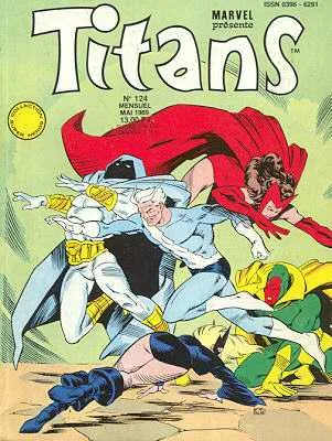 The New Teen Titans #124 (1984) cover art