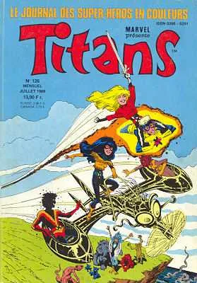The New Teen Titans #126 (1984) cover art