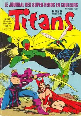 The New Teen Titans #127 (1984) cover art