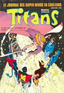 The New Teen Titans #128 (1984) cover art