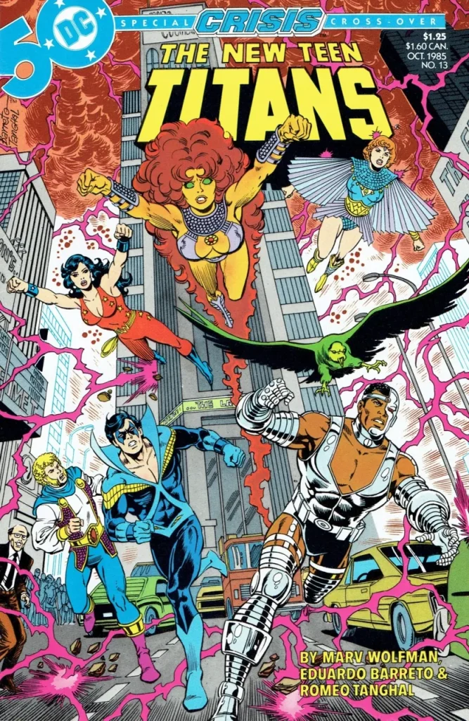 The New Teen Titans #13 (1984) cover art