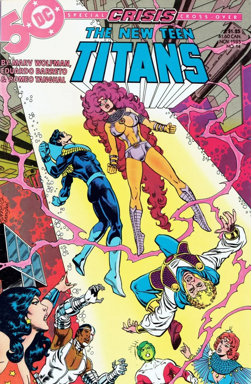The New Teen Titans #14 (1984) cover art