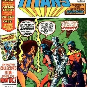 The New Teen Titans #16 (1980) cover art