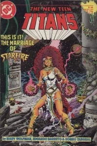 The New Teen Titans #17 (1984) cover art