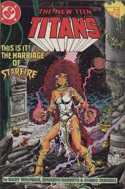 The New Teen Titans #17 (1984) cover art