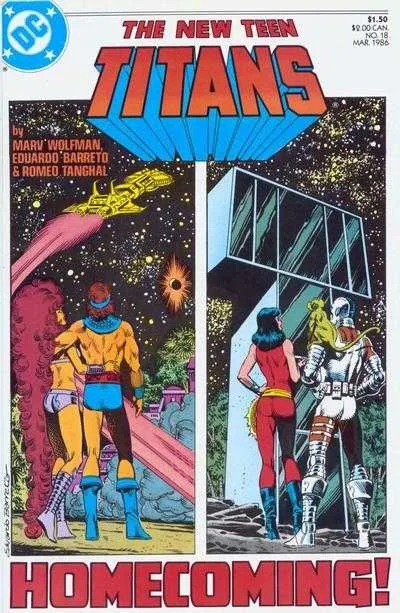 The New Teen Titans #18 (1984) cover art