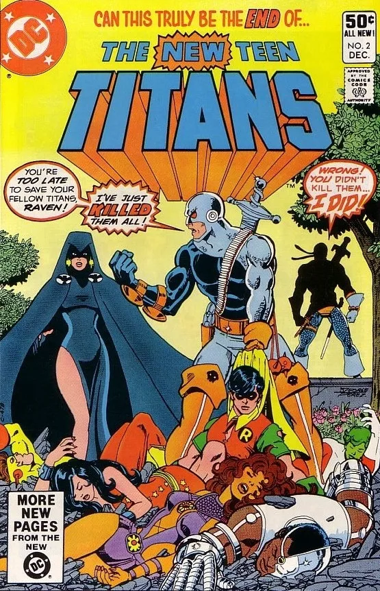 The New Teen Titans #2 (1980) cover art