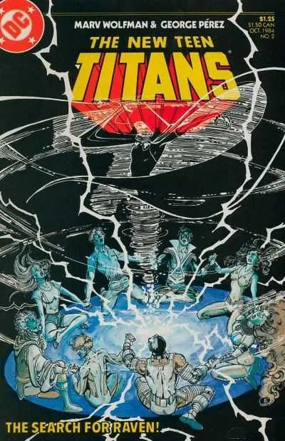 The New Teen Titans #2 (1984) cover art