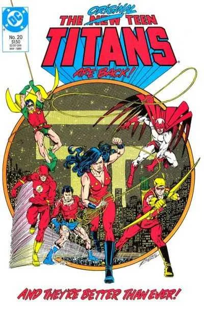The New Teen Titans #20 (1984) cover art