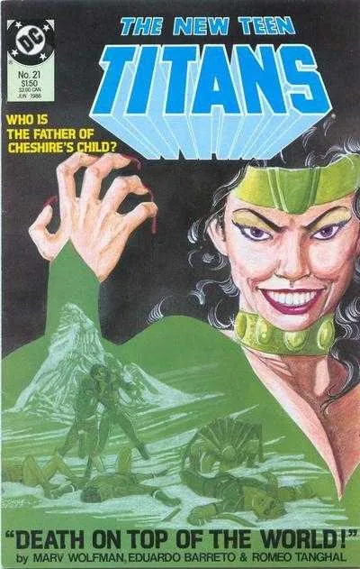 The New Teen Titans #21 (1984) cover art