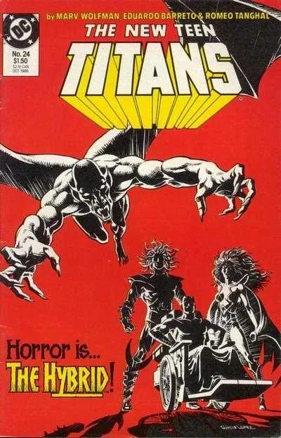 The New Teen Titans #24 (1984) cover art