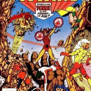 The New Teen Titans #28 (1980) cover art
