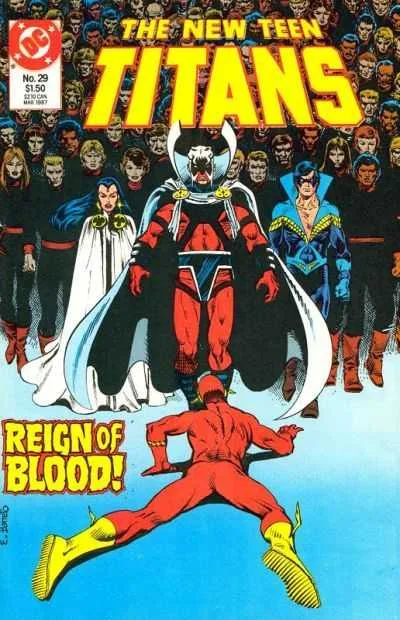 The New Teen Titans #29 (1984) cover art