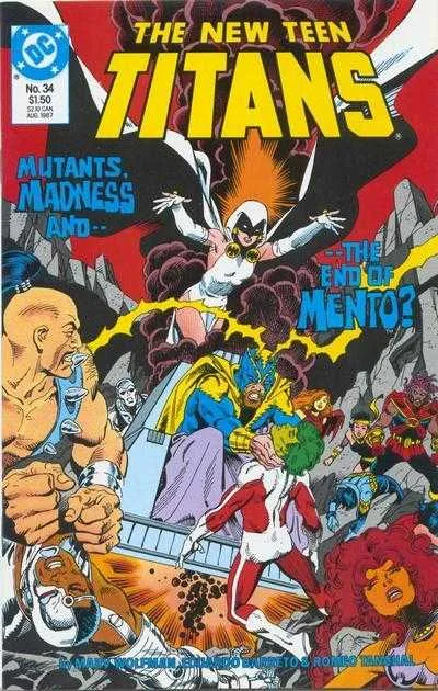 The New Teen Titans #34 (1984) cover art