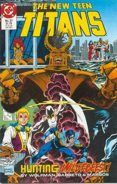 The New Teen Titans #37 (1984) cover art