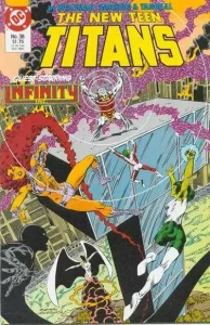 The New Teen Titans #38 (1984) cover art