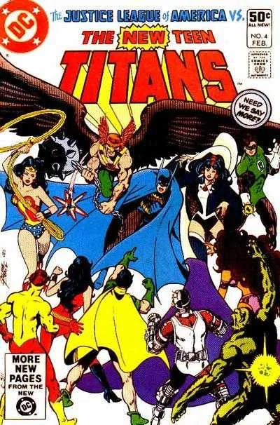 The New Teen Titans #4 (1980) cover art