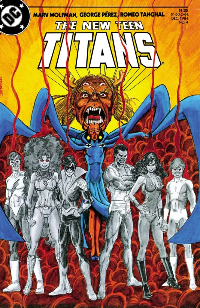 The New Teen Titans #4 (1984) cover art