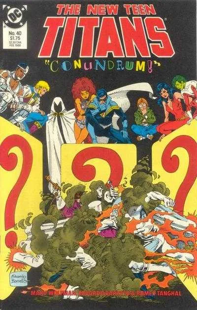 The New Teen Titans #40 (1984) cover art