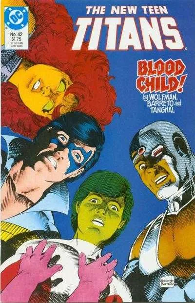 The New Teen Titans #42 (1984) cover art