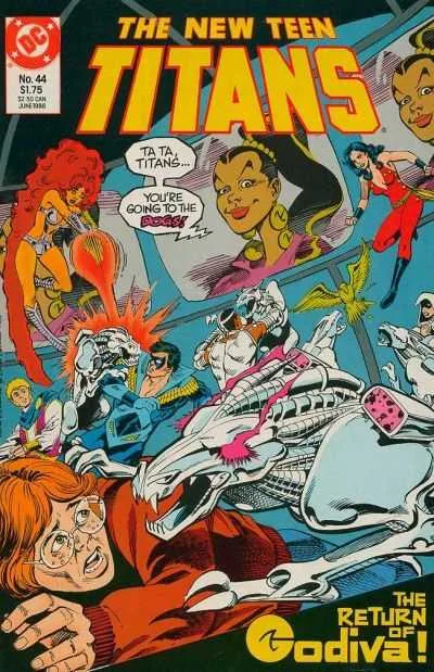 The New Teen Titans #44 (1984) cover art
