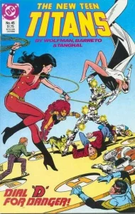 The New Teen Titans #45 (1984) cover art