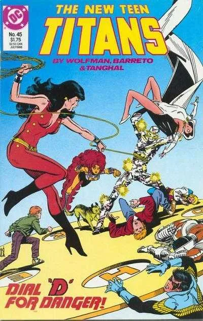 The New Teen Titans #45 (1984) cover art