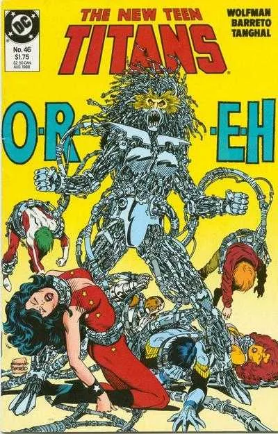 The New Teen Titans #46 (1984) cover art
