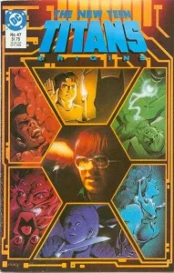The New Teen Titans #47 (1984) cover art
