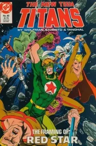 The New Teen Titans #49 (1984) cover art