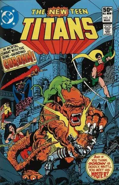 The New Teen Titans #5 (1980) cover art