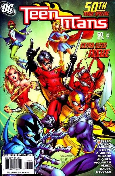 The New Teen Titans #50 (1984) cover art