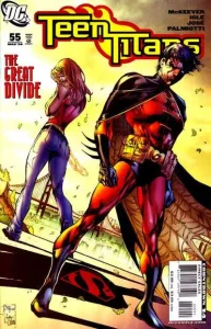 The New Teen Titans #55 (1984) cover art