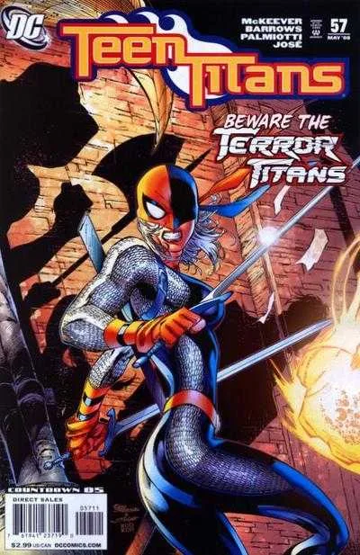 The New Teen Titans #57 (1984) cover art