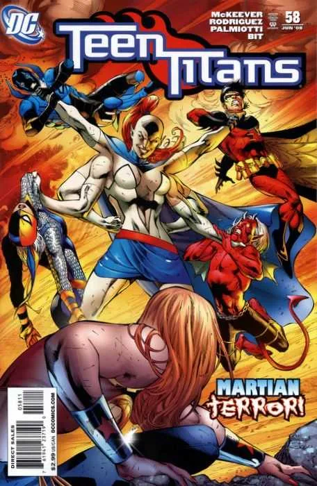 The New Teen Titans #58 (1984) cover art