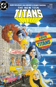 The New Teen Titans #6 (1984) cover art
