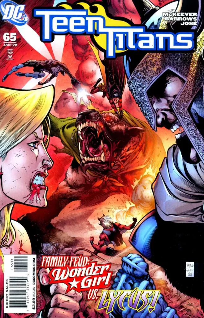 The New Teen Titans #65 (1984) cover art