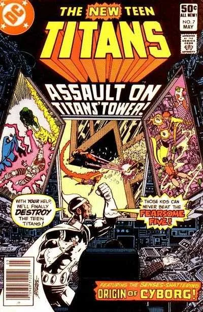 The New Teen Titans #7 (1980) cover art