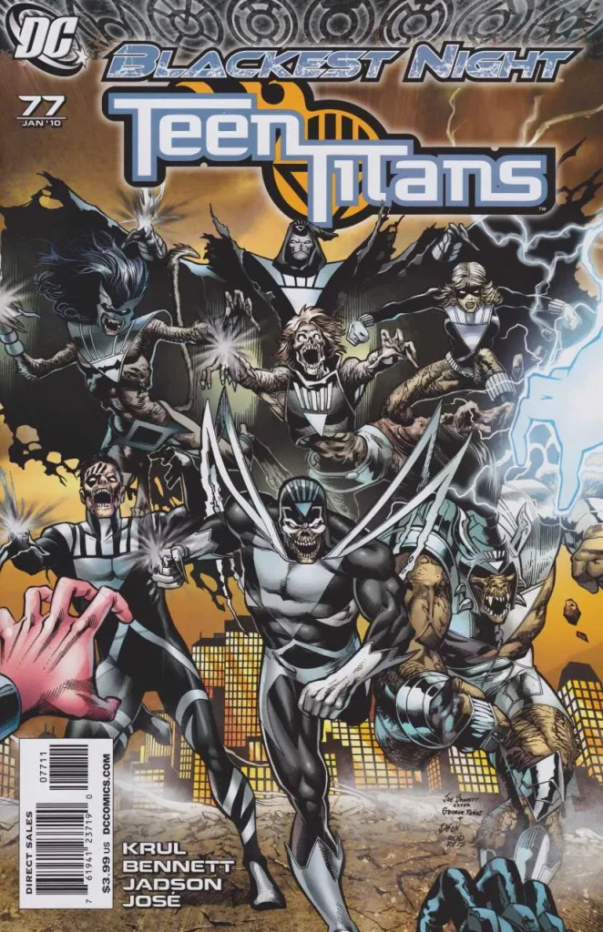 The New Teen Titans #77 (1984) cover art