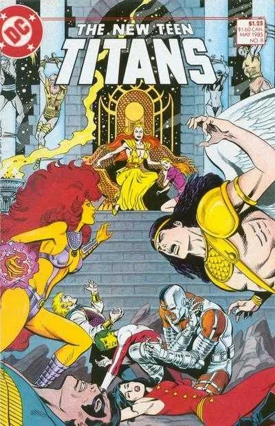 The New Teen Titans #8 (1984) cover art