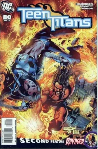 The New Teen Titans #80 (1984) cover art