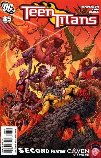 The New Teen Titans #85 (1984) cover art