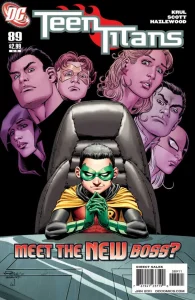 The New Teen Titans #89 (1984) cover art