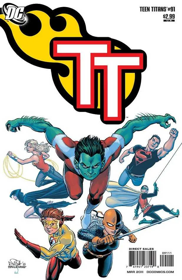 The New Teen Titans #91 (1984) cover art