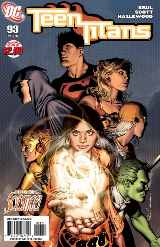 The New Teen Titans #93 (1984) cover art