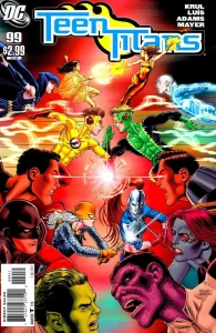 The New Teen Titans #99 (1984) cover art