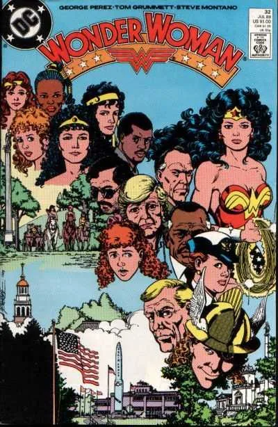 Wonder Woman #32 (1987) cover art