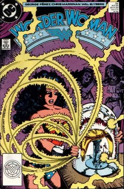 Wonder Woman #33 (1987) cover art